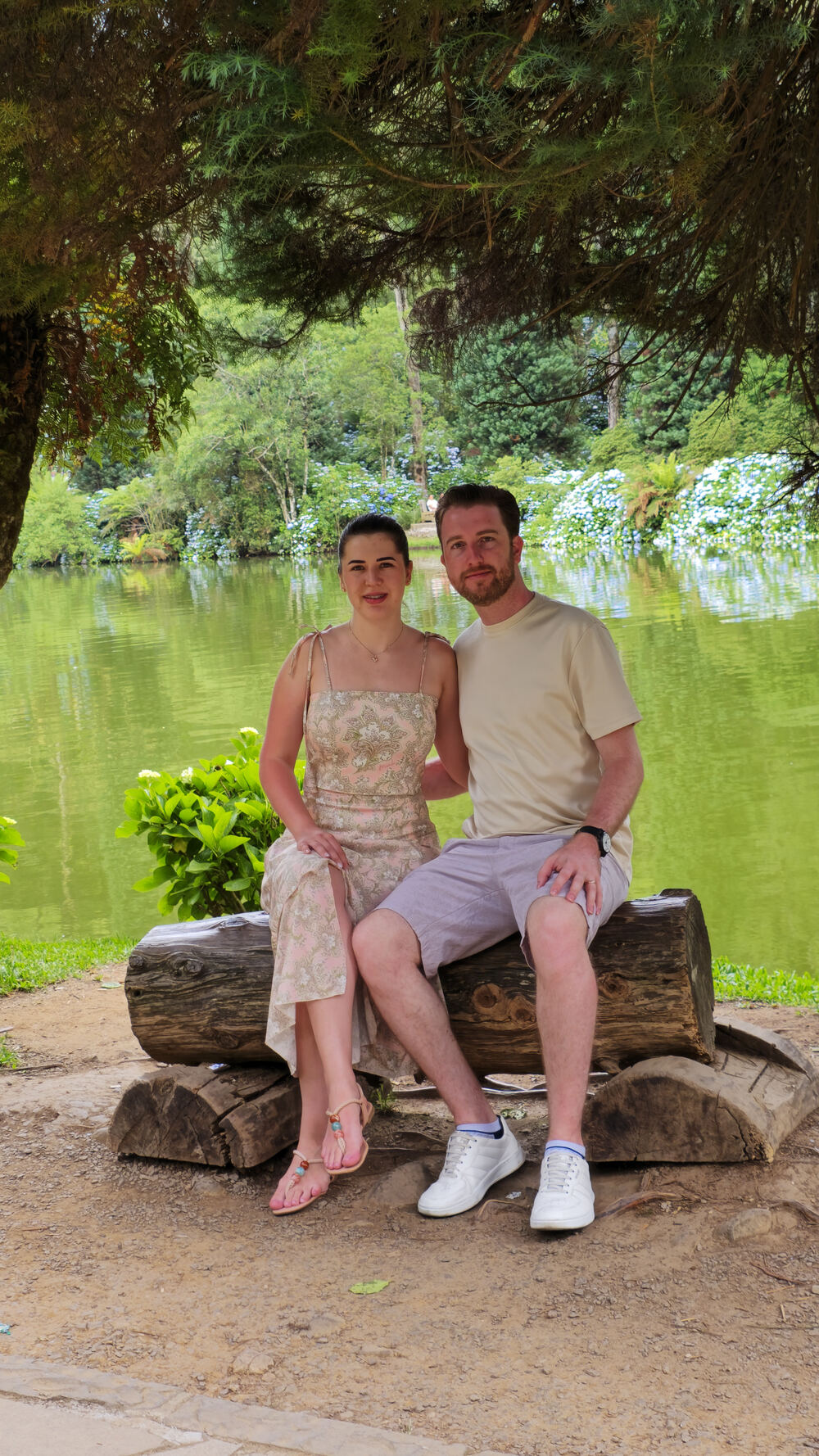 Keila e Thiago nas Cataratas do Iguaçu